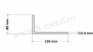 Cornier zincat 120x80x12 mm 2